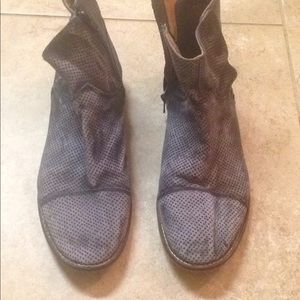 Free People suede booties